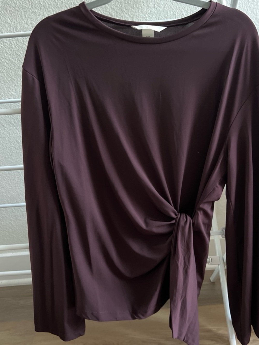 H&M Long-Sleeve Top with Tie
